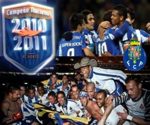 yapboz FC Porto Portekiz Ligi Şampiyonu 2010-11